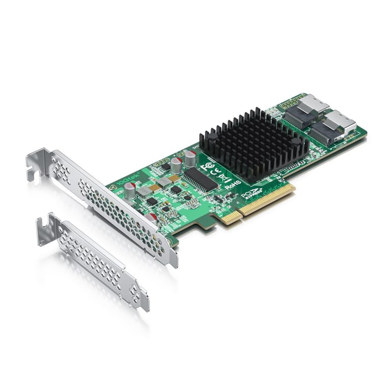 10Gtek Internal Pci Express Sas/Sata Hba Raid Controller Card, Sas2008 Chip, X8, 6Gb/S, Same As Sas 9211-8I
