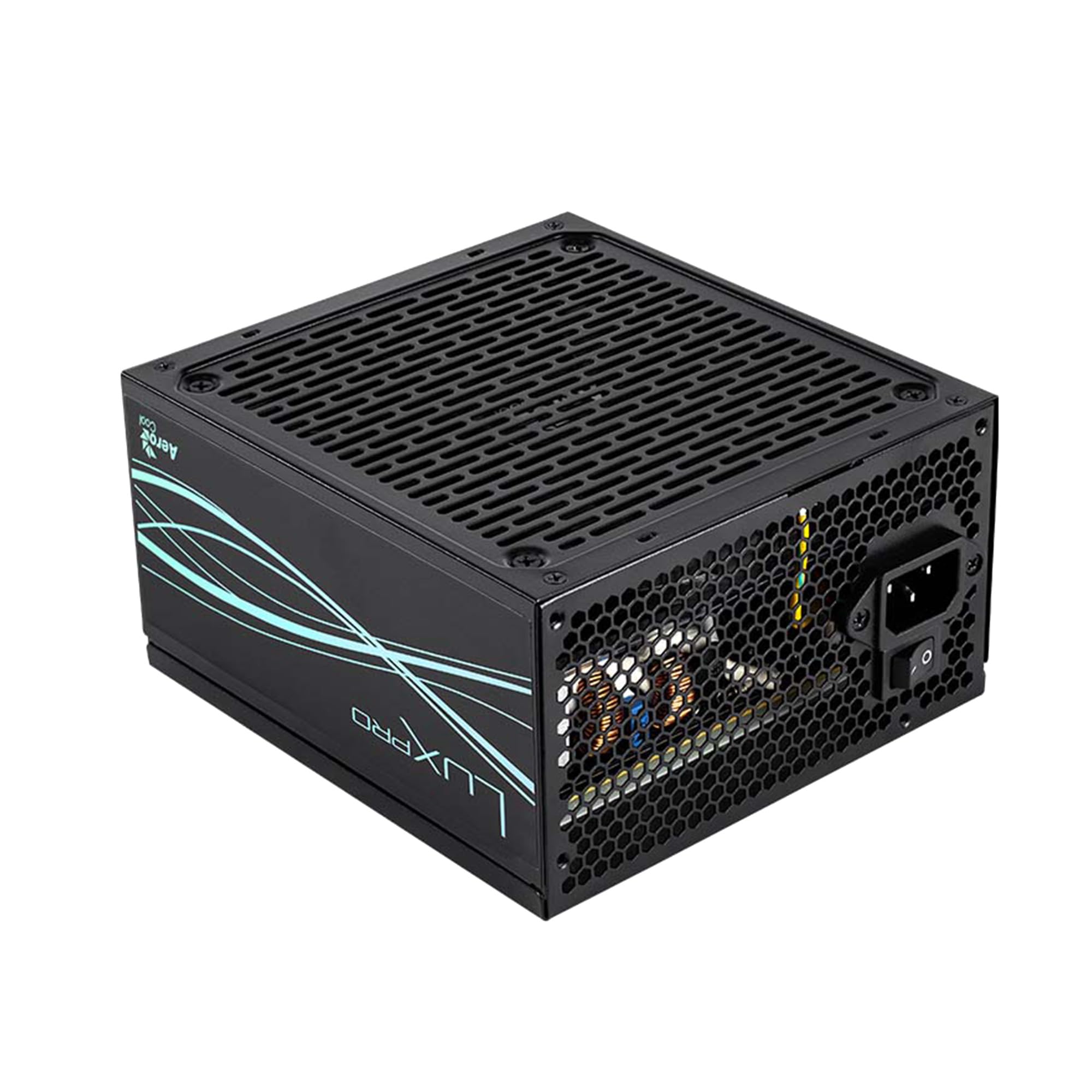 Aerocool Luxpro650, Power Supply 650W, 80Plus Bronze 230V Eu Certified, Efficiency +88%, Japanese Capacitors 105°C, Fdb 14Cm Fan With Apfc Technology, 5 Years Warranty, Black