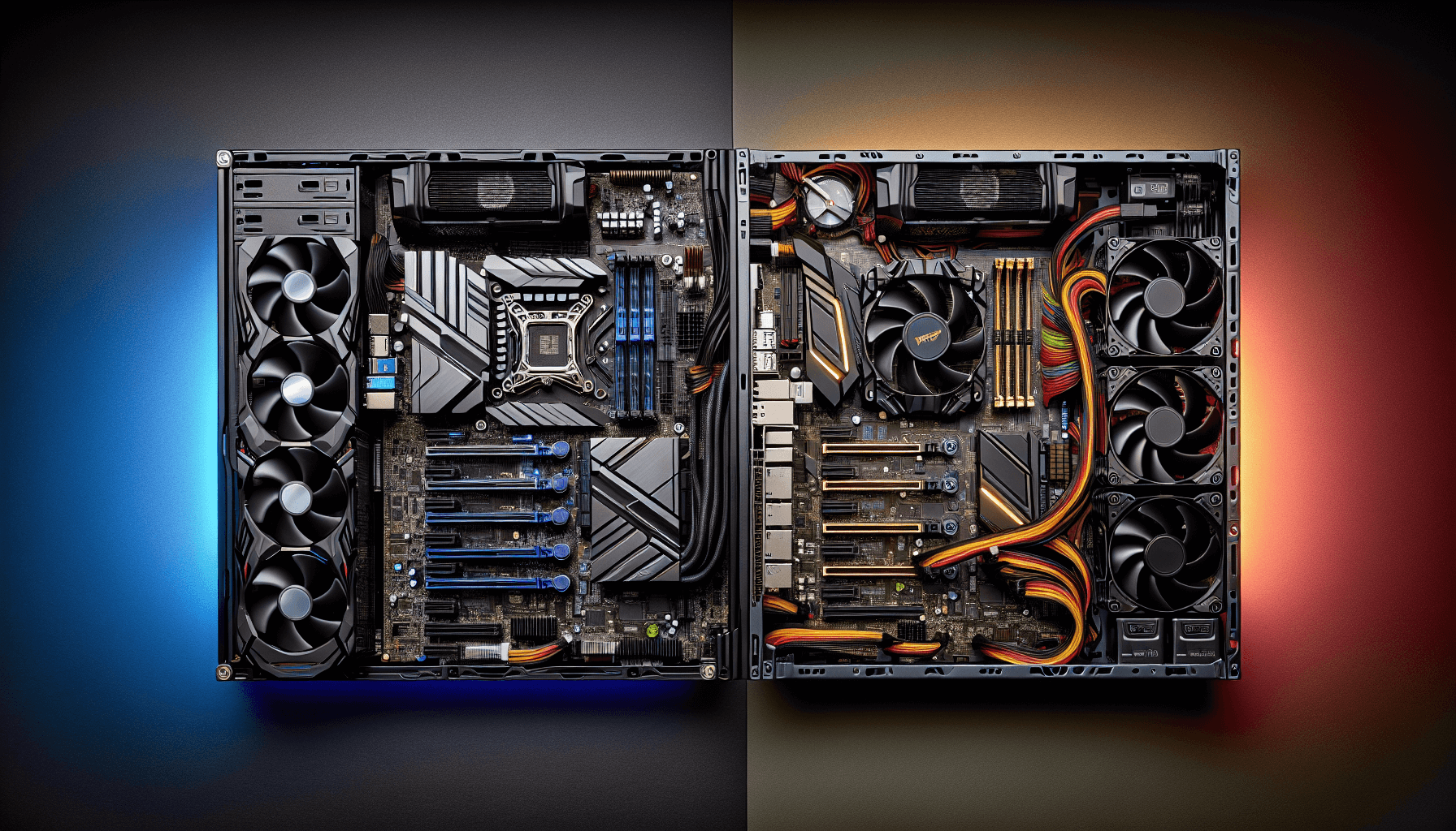 Best Desktops Comparison Featuring Gaming Pcs And Mac Mini On Modern Desk Setup Illustration