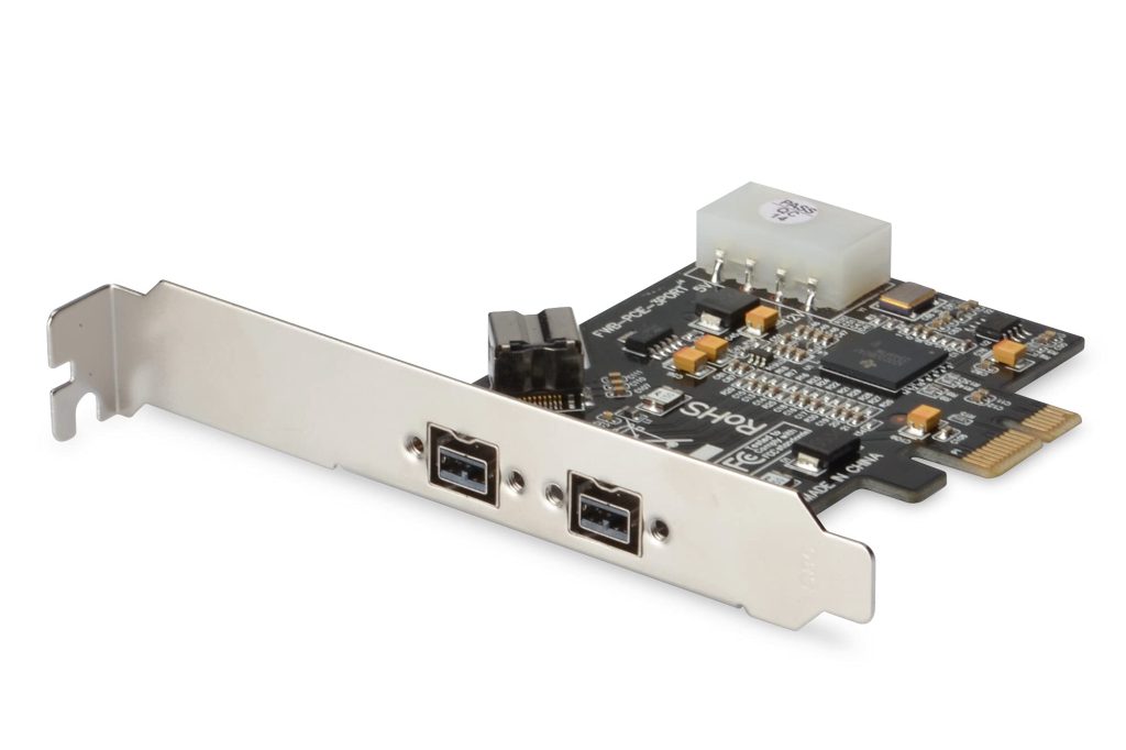 Digitus Firewire Card - Pcie - Firewire 800 1394B Interface Card - 3-Port - 2X 9-Pin External &Amp;Amp; 1X 9-Pin Internal
