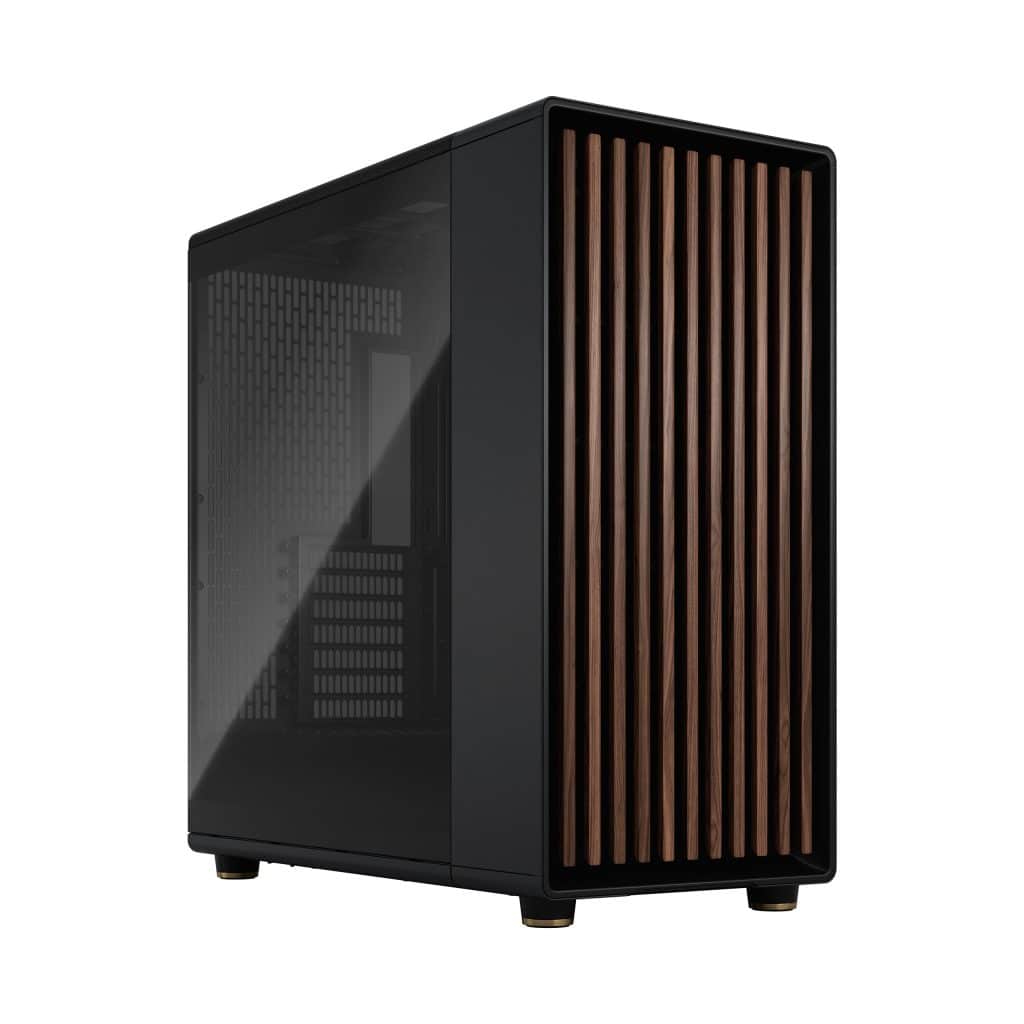 Fractal Design North Xl Charcoal Black Tg- Three 140Mm Aspect Pwm Fans Included- Type C Usb- Eatx Airflow Full Tower Pc Gaming Case