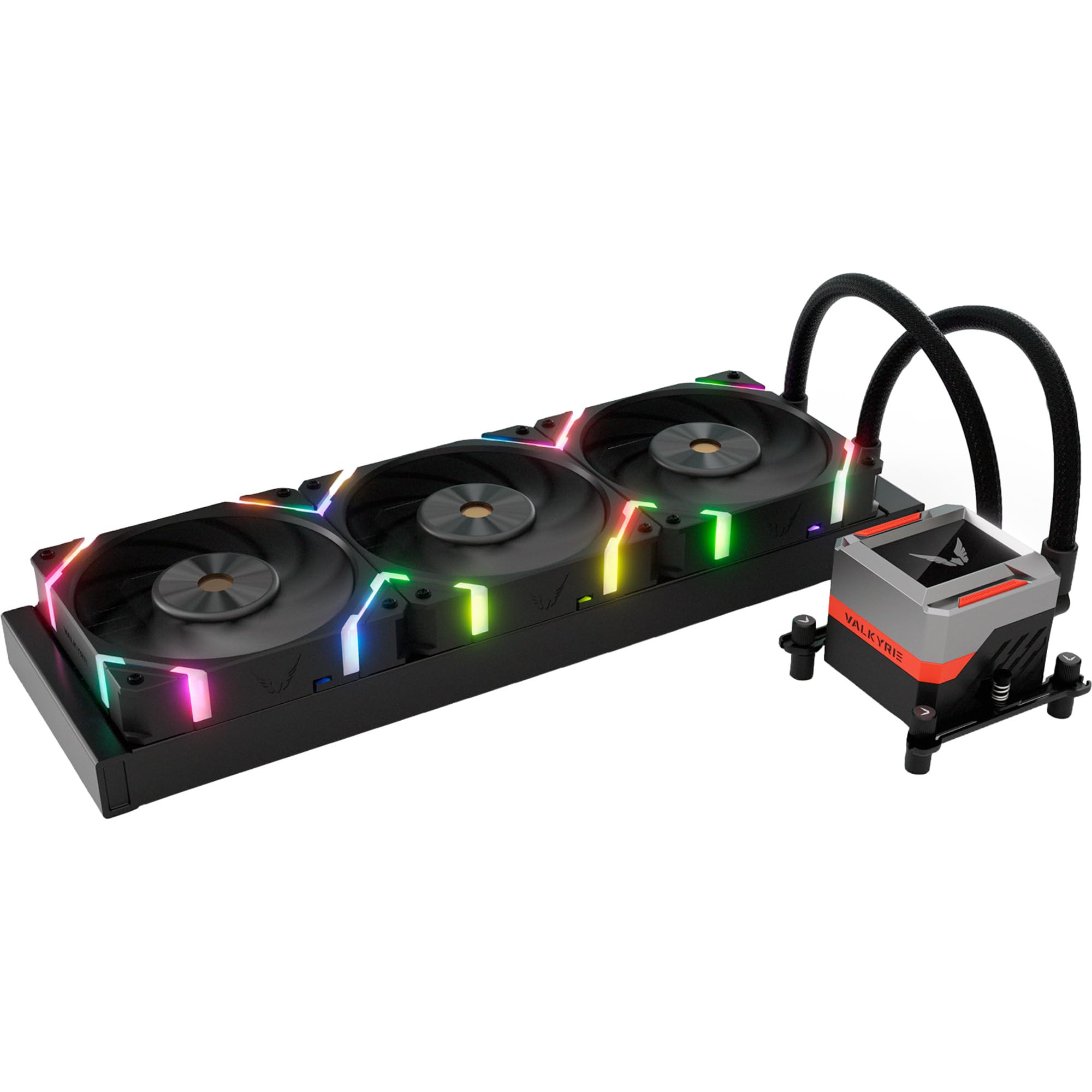 Kit Watercooling Aio Valkyrie Syn Rgb - 360Mm (Noir), Black