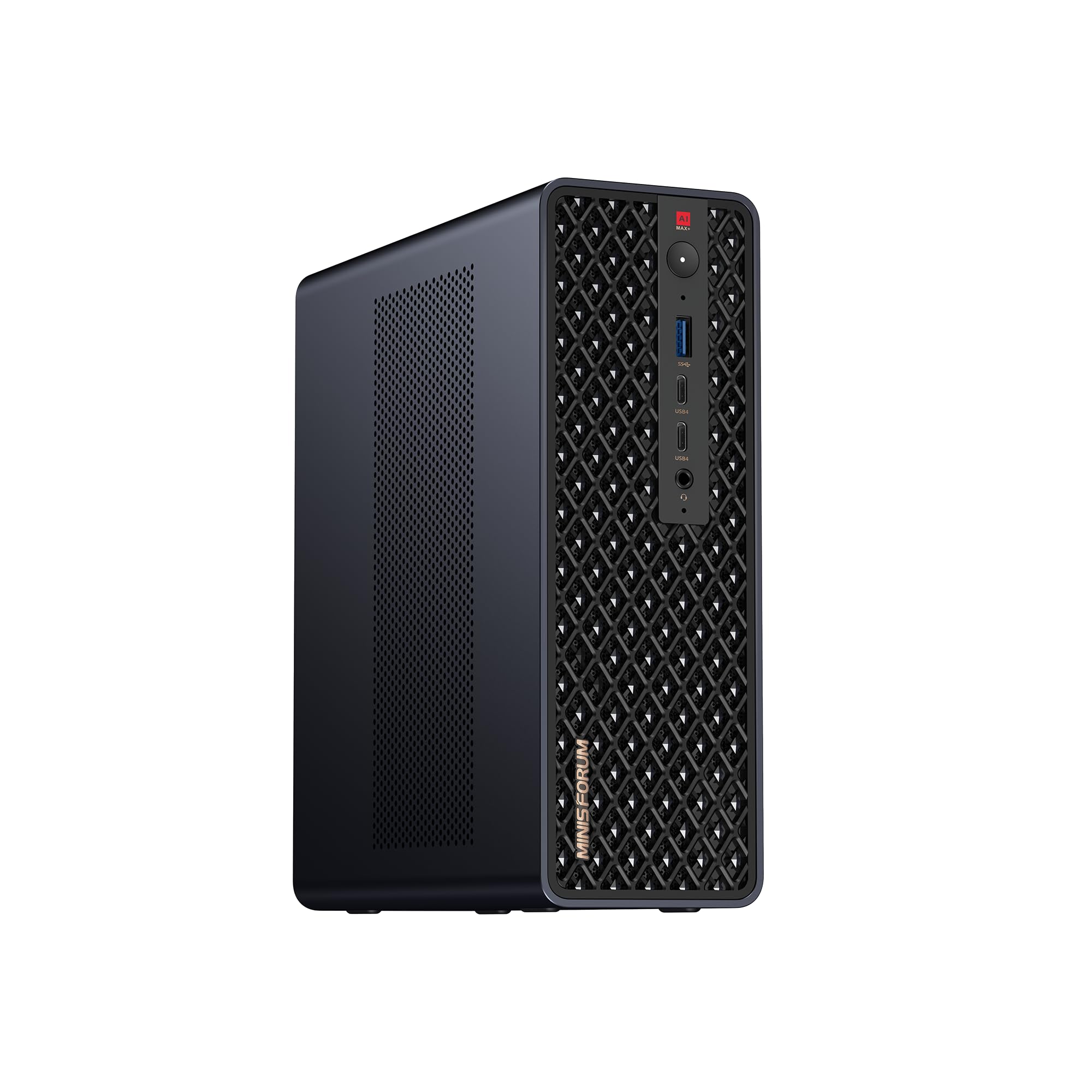 Minisforum Ms-S1 Max Mini Ai Workstation Pc, Amd Ryzen Ai Max+ 395 (16C/32T),Rdna3.5 Gpu,128Gb Lpddr5X Uma Ram,Dual M.2 Pcie 4.0, Pcie X16 Slot, Usb4 V2(80Gbps)&Amp; Dual 10Gbe, 320W Psu,Wi-Fi 7