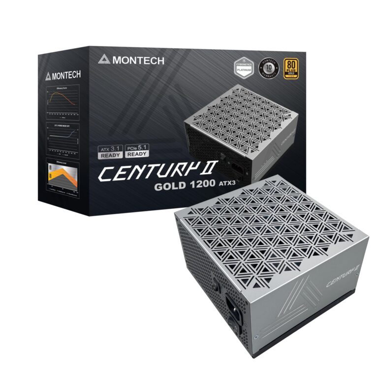 Montech Century Ii – 1200W High-End Gaming – 80 Plus Gold &Amp; Cybenetics Platinum – – 3.1 &Amp; Pcie 5.1 Ready With 12V-2×6 Cable – 10 Years Warranty Psu Review