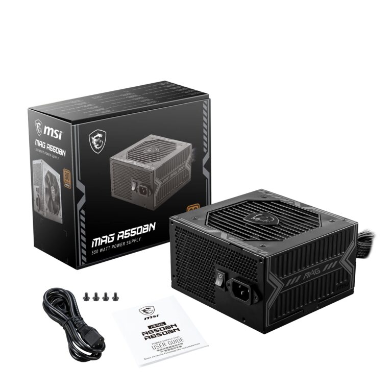 Msi Mag A550Bn 550W Psu Review