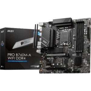 MSI PRO B760M-A WIFI DDR4 Motherboard Review UK 2025