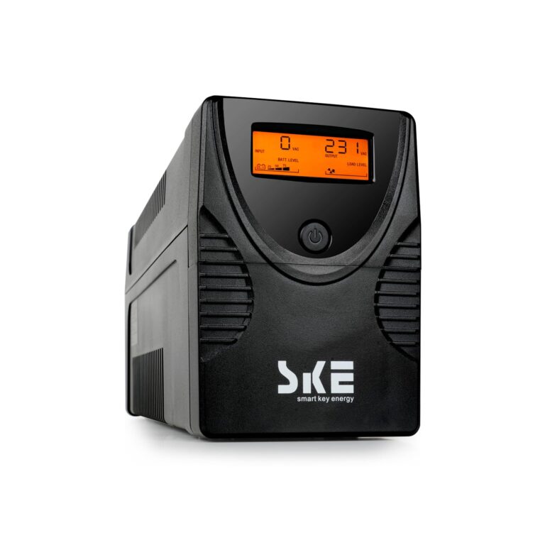 Ske 1500Va/900W Ups Battery Backup &Amp; Surge Protector Ups Battery Backup Unit For Computer Router Modem Uninterruptible Power Supply