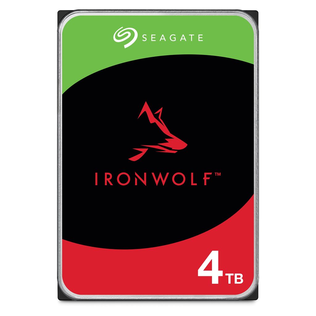 Seagate Ironwolf 4Tb, Nas, Internal Hard Drive, Cmr, 3.5 Inch, Sata, 6Gb/S, 5.400 Rpm, 256Mb Cache, For Raid Network Attached Storage, Data Rescue Services (St4000Vnz06)