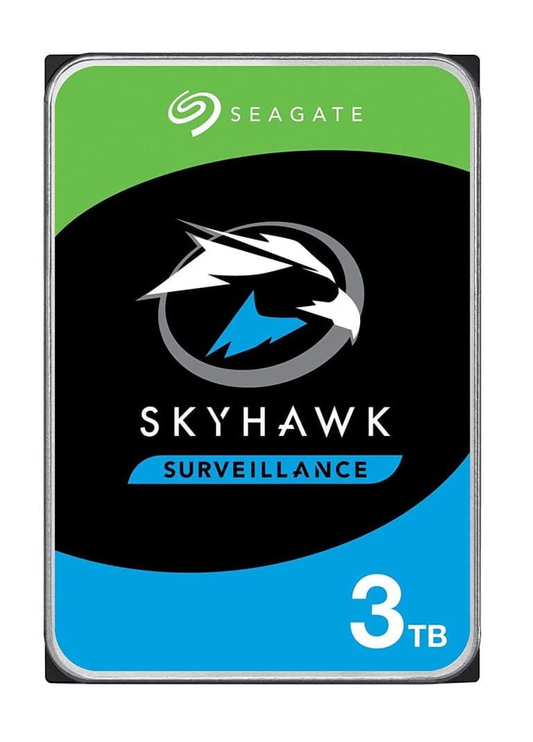 Seagate Skyhawk, 3 Tb, Surveillance Internal Hard Drive Hdd – 3.5 Inch Sata 6 Gb/S 64 Mb Cache For Dvr Nvr Security Camera System, And Three-Year Rescue Services (St3000Vx009)