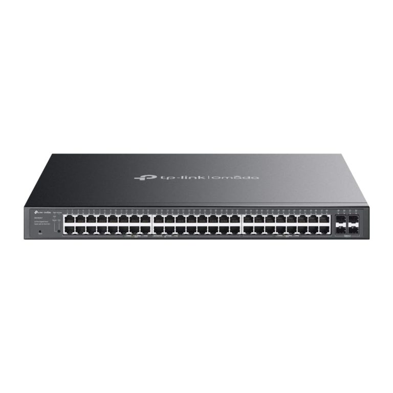 Tp-Link Sg2452Lp 52 Port Gigabit Poe Switch, 32X Gigabit Poe+ Ports, 802.3Af At 30W, 320W Total Budget, Sfp Slot Network Switch, Omada Ethernet Switch, Ethernet Splitter, Metal Case, Power Saving
