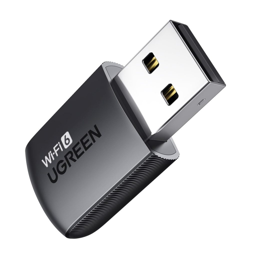 Ugreen Wifi Dongle, Ax900 Wifi 6 Adapter Usb Wireless Dual Band 5Ghz/2.4Ghz Network Wifi Adapter For Pc/Laptop, Change Wired Connection Into Hotspot,Supports Windows 10/11