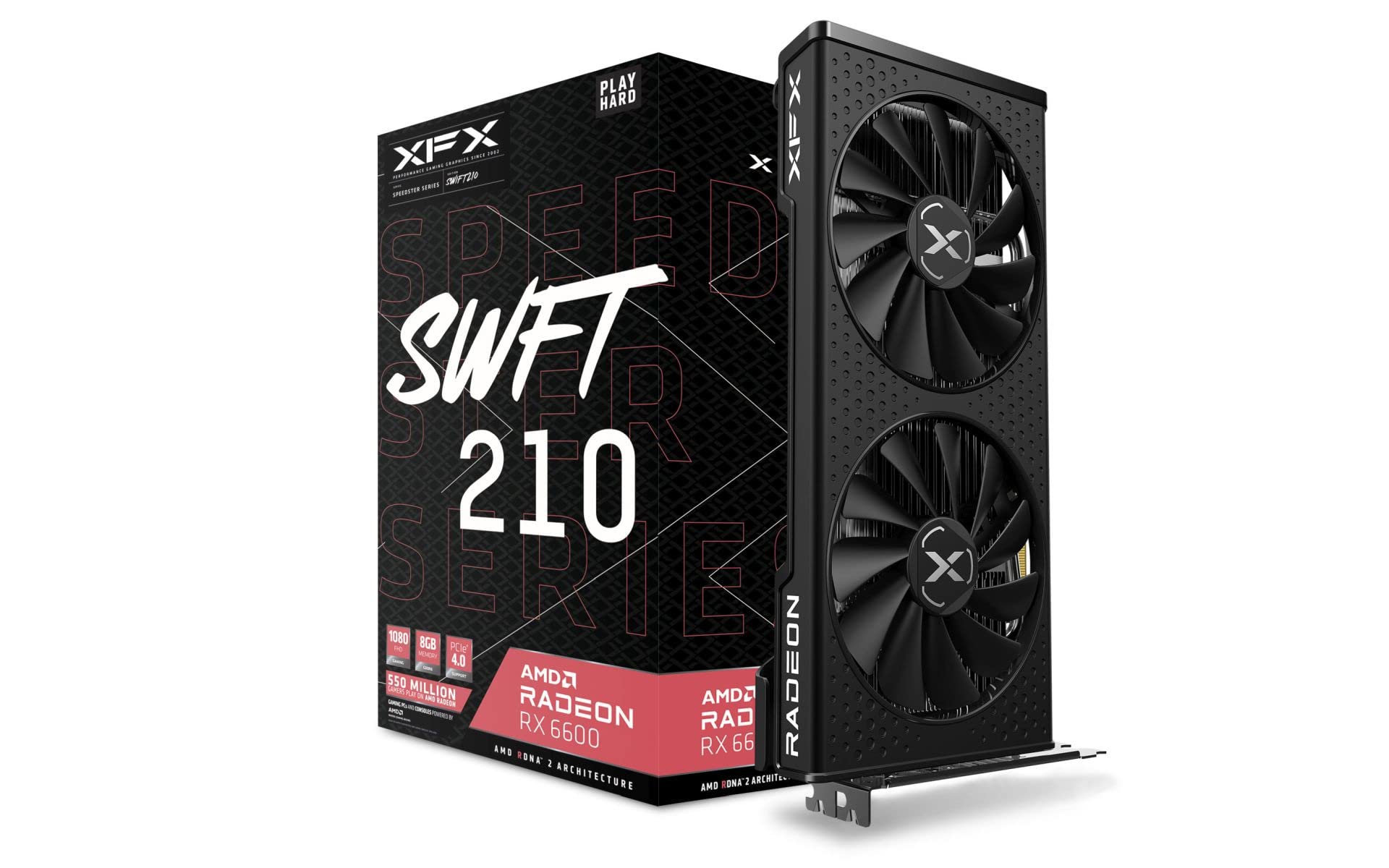 Xfx Rx 6600 8Gb Swift210 Core Gaming Speedster