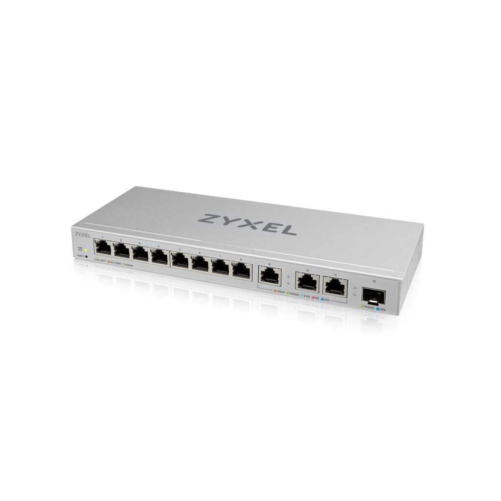 Zyxel 12-Port Web-Managed Multi-Gigabit Switch | 3X 10G And 1X 10G Sfp+ [Xgs1250-12]