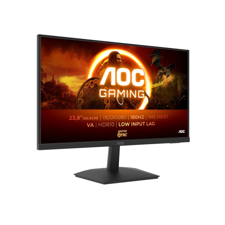 Aoc Gaming 24G15N2-24 Zoll Fhd Monitor, 180 Hz, 1Ms, Adaptivesync (1920X1080, 1X Hdmi 2.0, 1X Displayport 1.4) Schwarz
