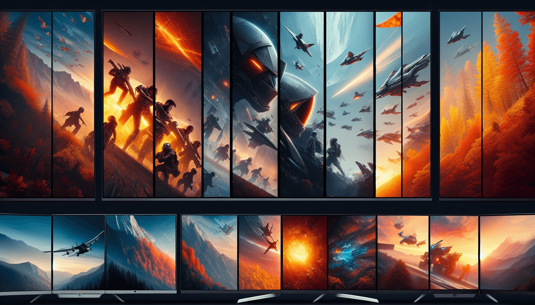 Best Monitors Comparison Showing Gaming And Office Displays Side By Side Illustration