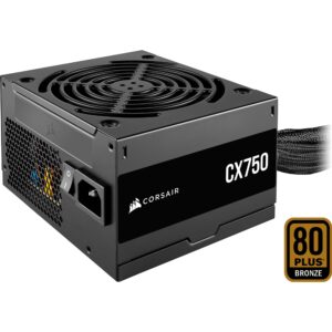 CORSAIR CX750 750W - 80 Plus Bronze Certified - Low Noise - Sheathed Cables - Non- - EU - Black PSU Review