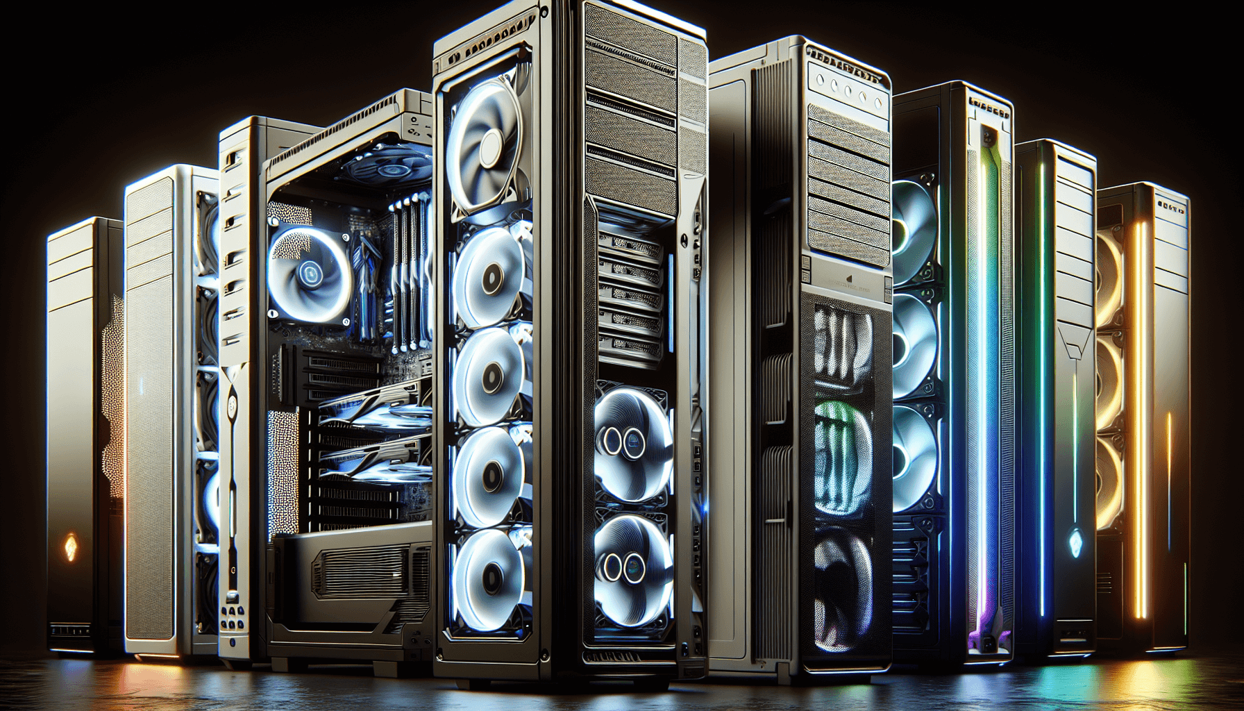 Cheap Vs Expensive Pc Cases Comparison Illustration