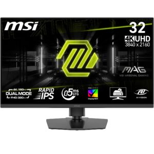 MSI MAG 322URDF E16 4K Gaming Monitor Review: High-Performance Display for Gamers