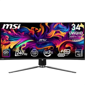 MSI MPG 341CQPX QD-OLED Gaming Monitor Review 2026
