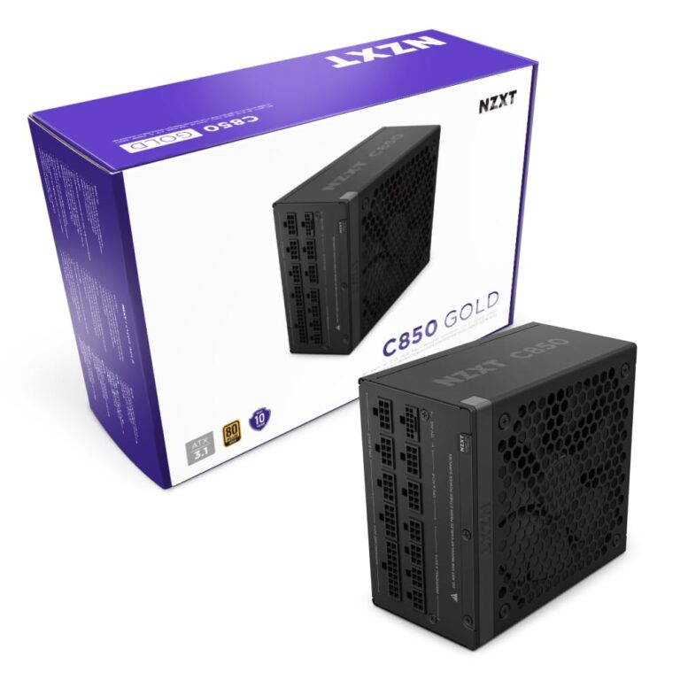 Nzxt C850 Gold 3.1 – Low Noise Pc Gaming – 850W – 80 Plus Gold – 12V Connector – Zero Fan Mode – 100% Japanese Capacitors – Black – Psu Review