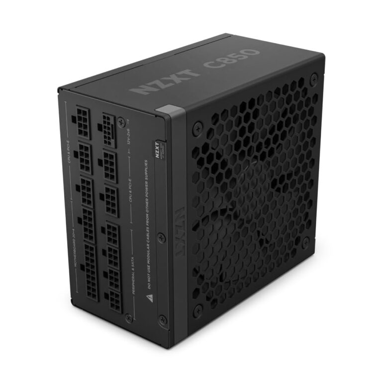 Nzxt C850 Gold 3.1 – Low-Noise Pc Gaming – 850 Watts – 80 Plus Gold – 12V-2×6 Connector – Zero Fan Mode – 100% Japanese Capacitors – Black Psu Review
