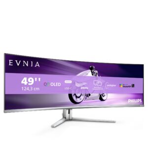 Philips Evnia 49-inch QD OLED 5120x1440 240Hz Gaming Monitor Review UK 2026