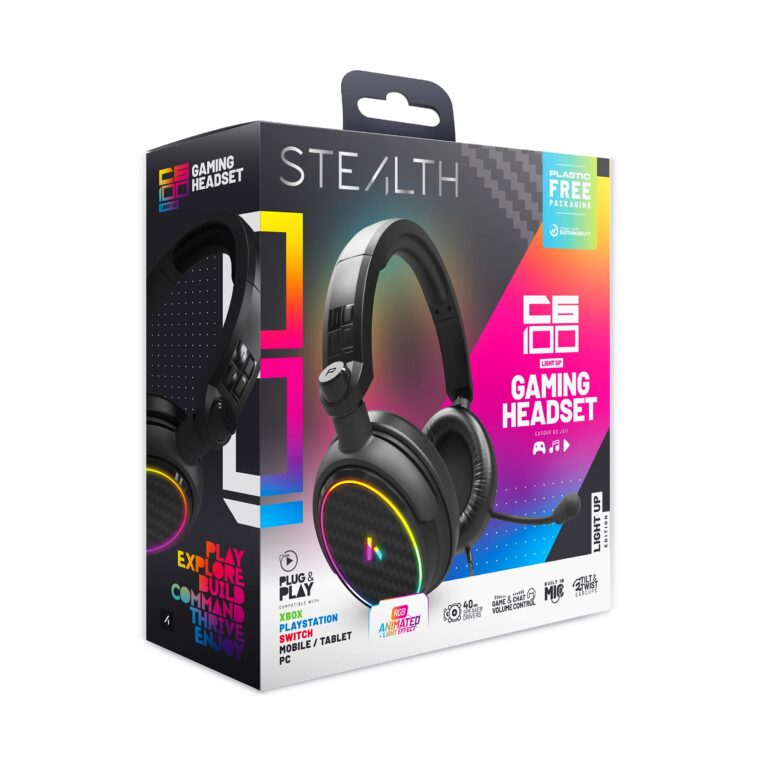 Stealth C6-100 Gaming Headset Range (Led)