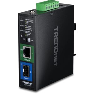 TRENDnet Hardened Industrial SFP to Gigabit UPoE Media Converter PSU Review