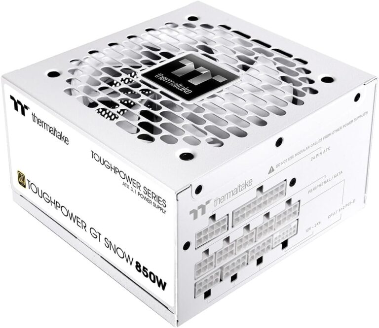 Thermaltake Toughpower Gt 850W | 3.1 | Pcie 5.1 | 80+ Gold | | Snow Edition | Uk Specifications Psu Review