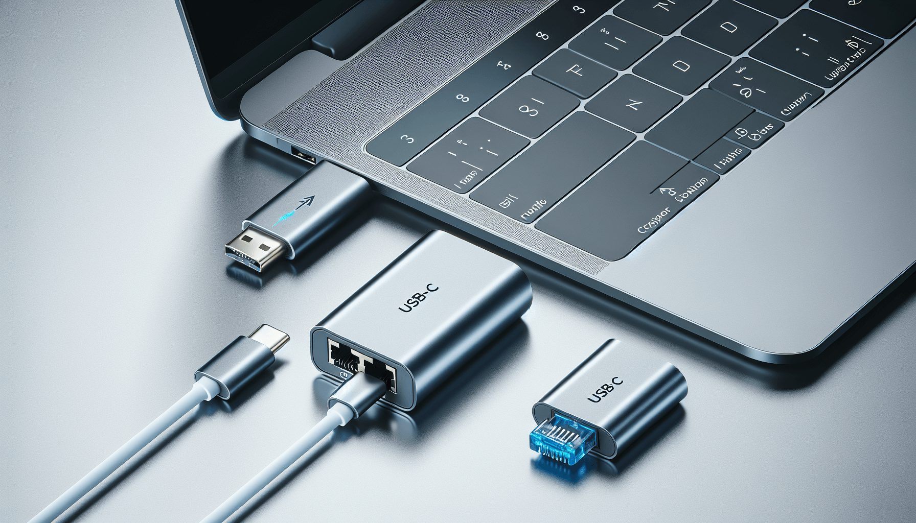 Ugreen Usb-C Ethernet Vs Tp-Link Ue306 Usb Comparison Showing Multiple Usb Networking Adapters Illustration