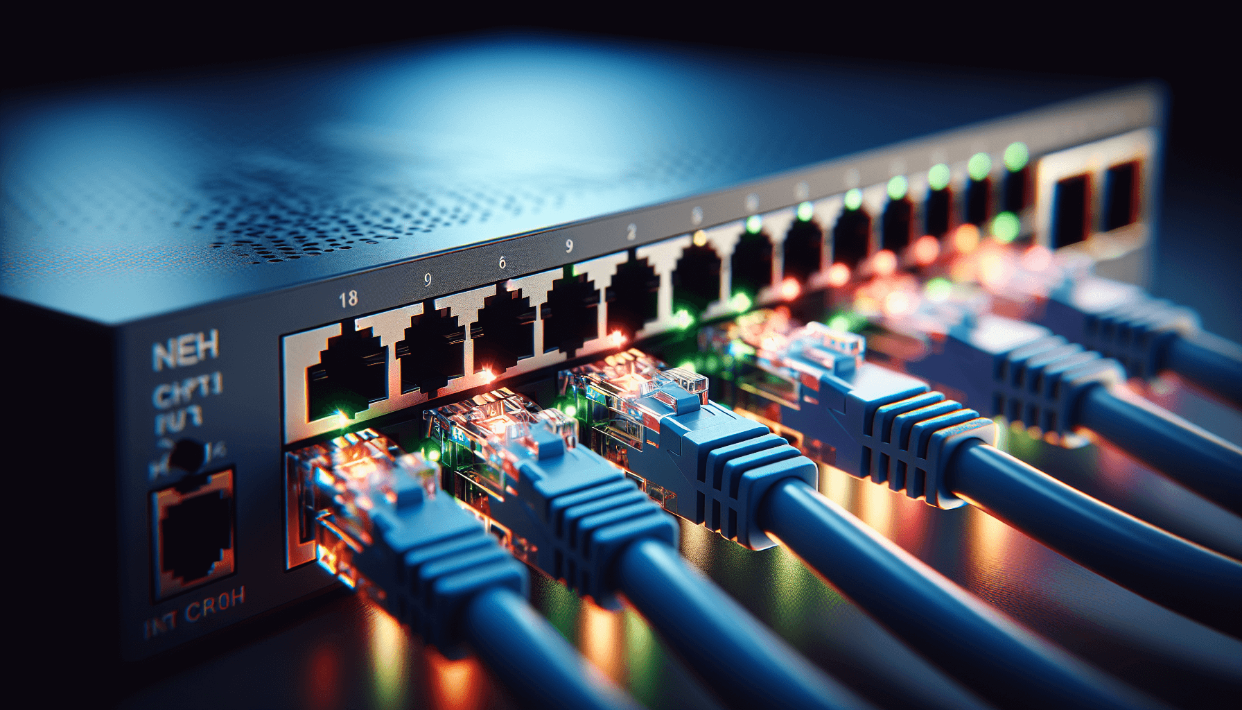 Zyxel 12-Port Multi-Gigabit Vs Netgear Gs724T Smart Network Switches Side By Side Comparison Illustration