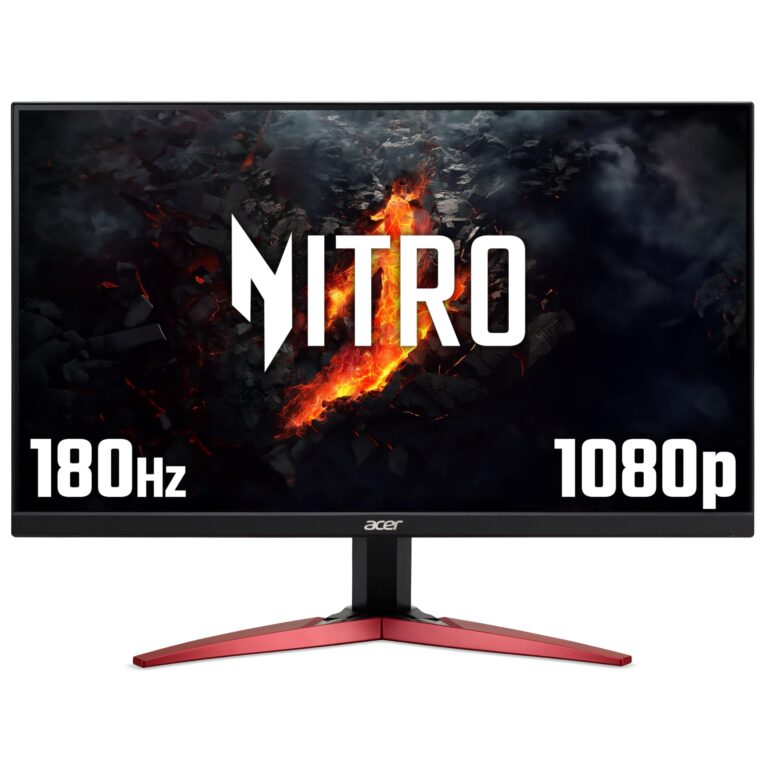 Acer Nitro Kg241Y S3 24-Inch Gaming Monitor - Va Panel, 1920 X 1080, 4Ms, 180Hz, Freesync Premium, Hdr 10, Dp, Hdmi