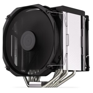 ENDORFY Fortis 5 Dual Fan, CPU cooler with 140 mm and 120 mm fans, 140 mm Fluctus fan, optional semi-passive mode, AM4 cooler, AM5 CPU cooler, AM5, AM4, LGA1700, LGA1200
