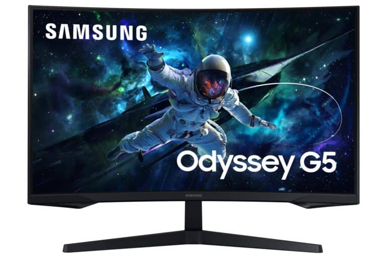 Samsung Odyssey G5 Ls27Cg552Euxxu 27&Quot; Gaming Monitor - Qhd 2560X1440, 1000R Curved, 165Hz, 1Ms, Hdr10