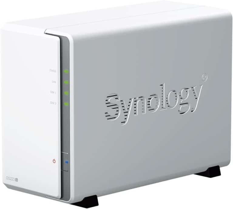Synology Ds223J 12Tb 2 Bay Nas Solution Installed With 2 X 6Tb Seagate Ironwolf Drives