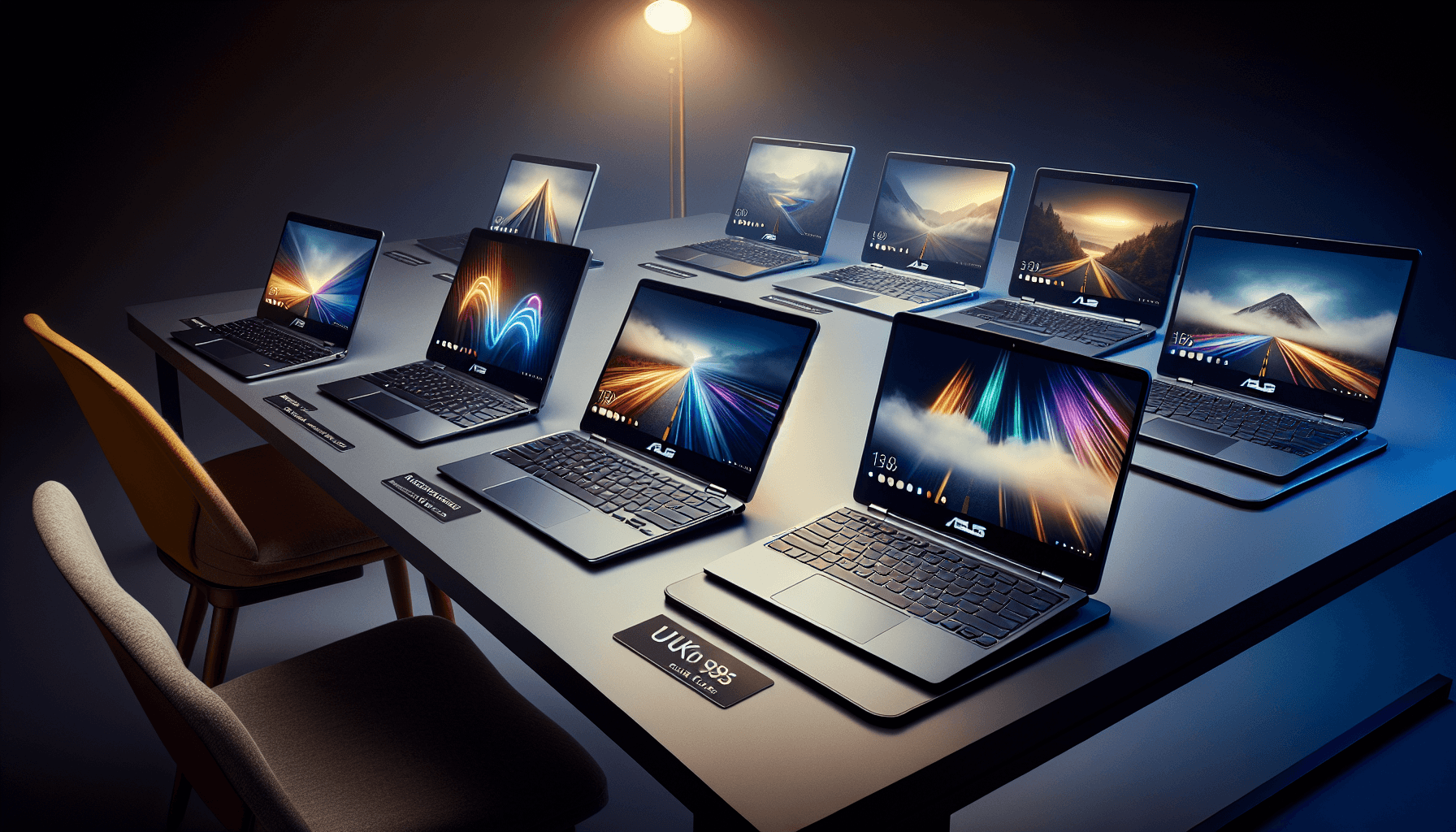 Best Asus Laptops Under £750 Compared Side By Side On Desk With Uk Price Tags